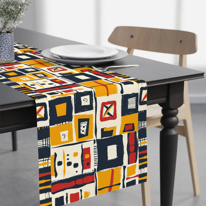 Abstract African Print Table Runner