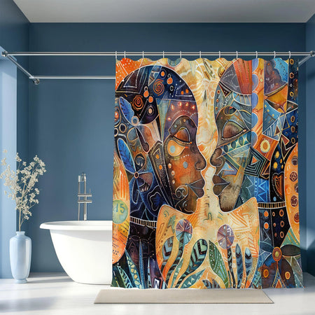 African Art Shower Curtain