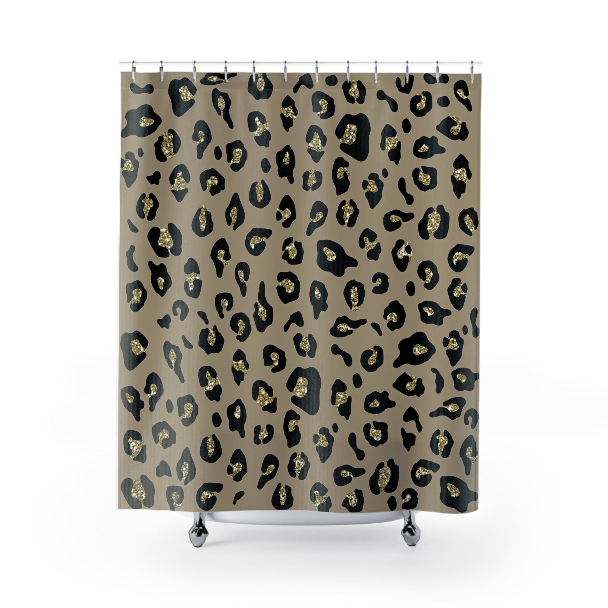 Leopard Print Shower Curtain - SANKTUARI DECOR