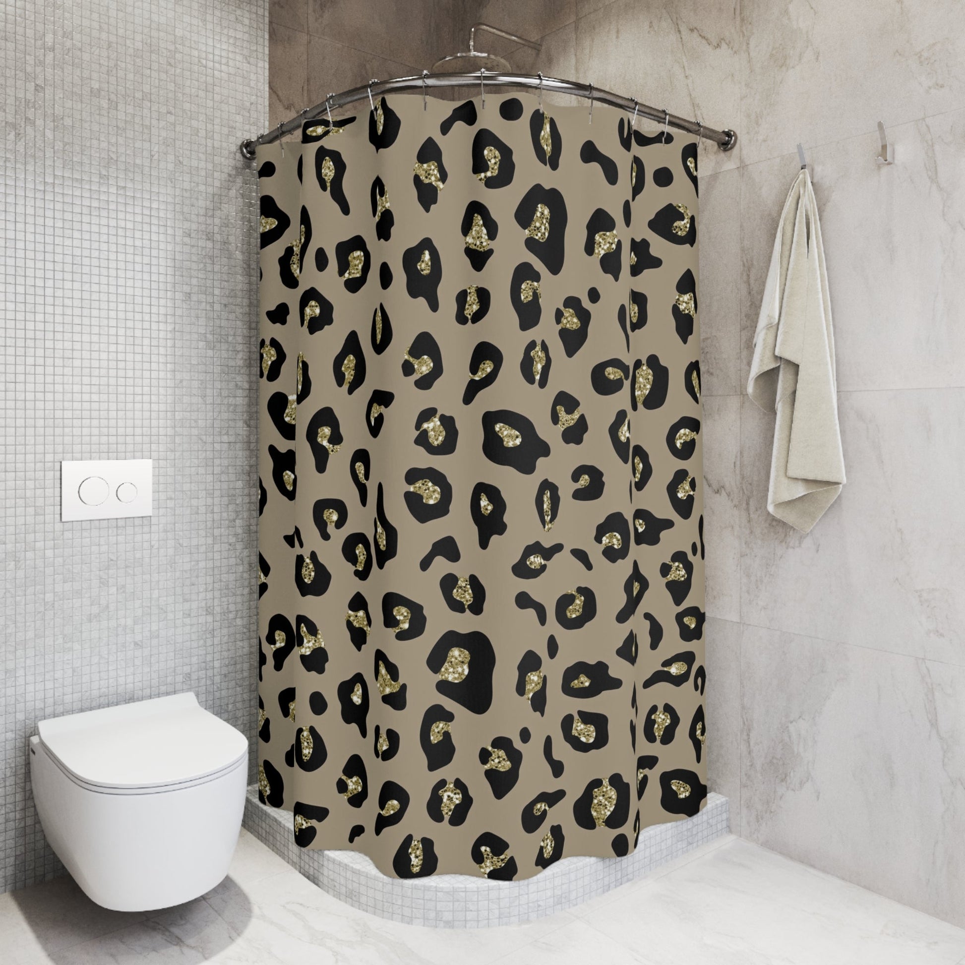 Leopard Print Shower Curtain - SANKTUARI DECOR