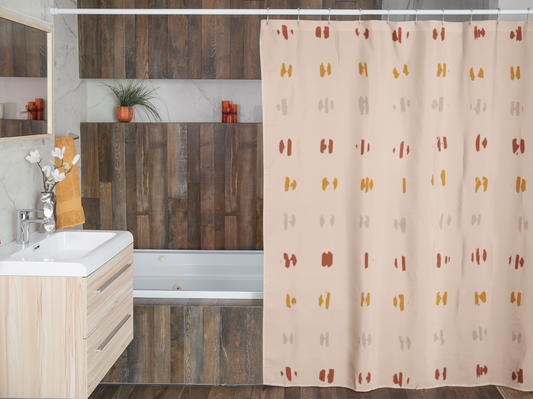 Abstract Stripes Shower Curtains