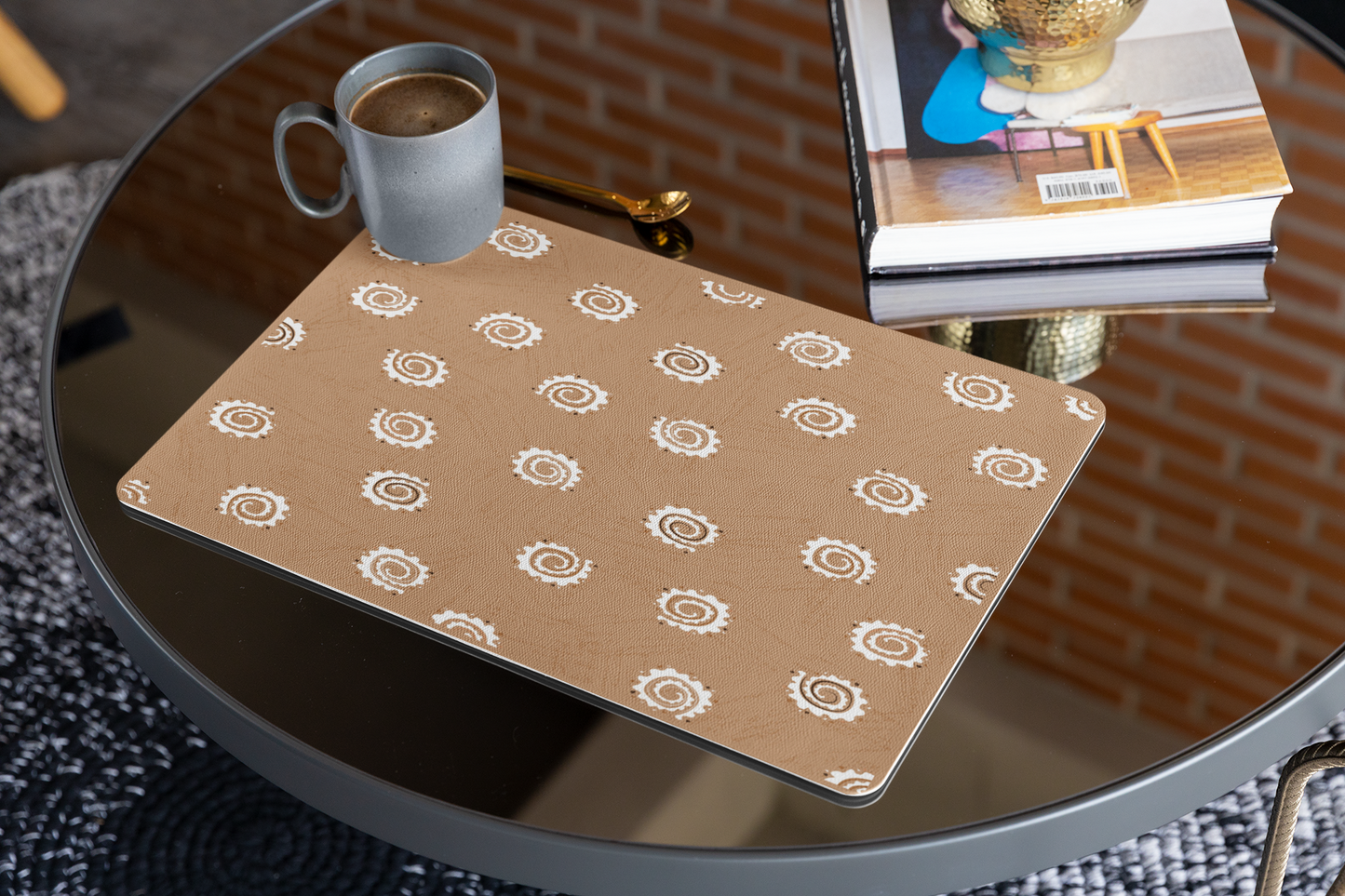 Ankara Twirl Mudcloth Placemat