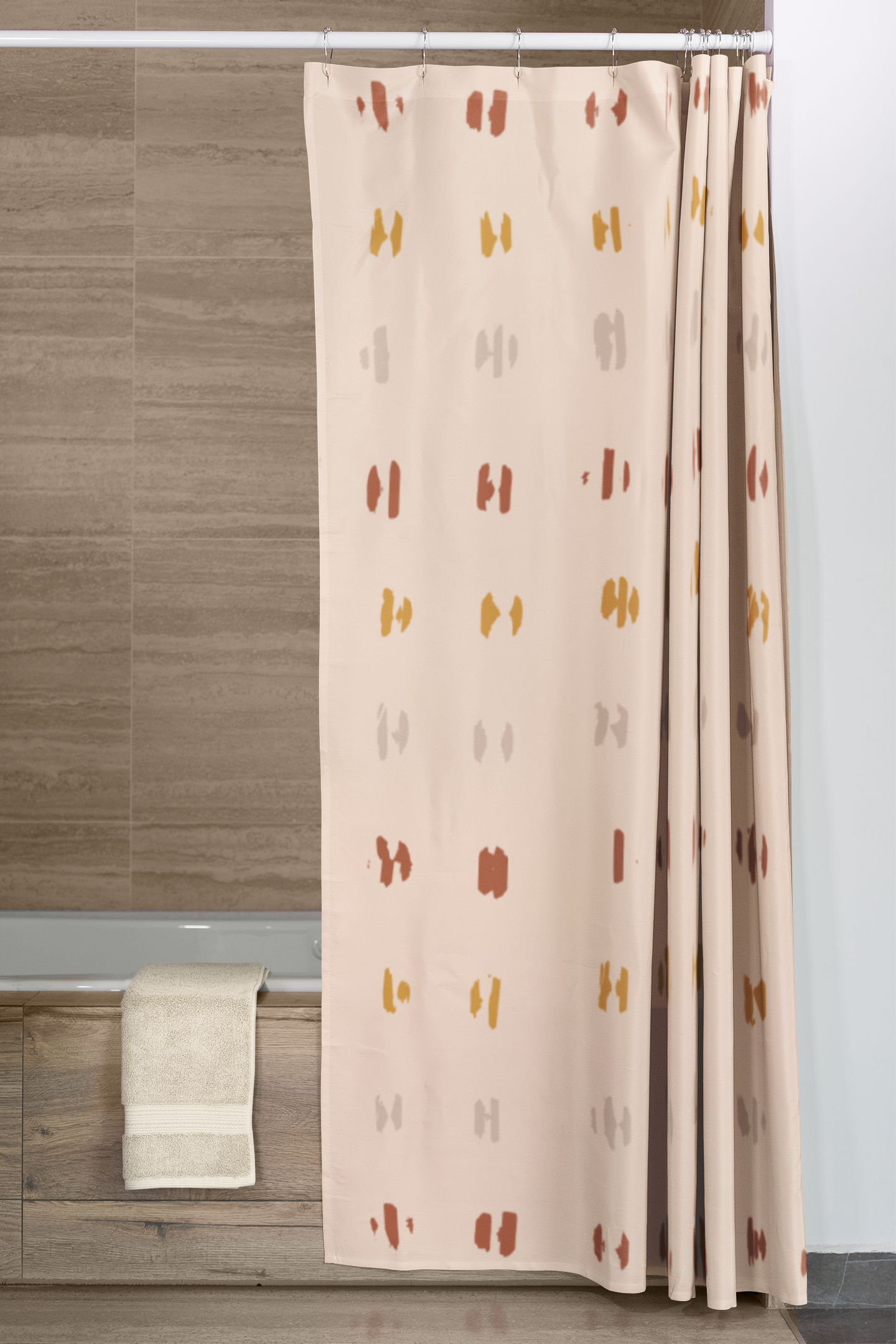 Abstract Stripes Shower Curtains