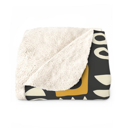 Mud Cloth Sherpa Blanket - SANKTUARI DECOR