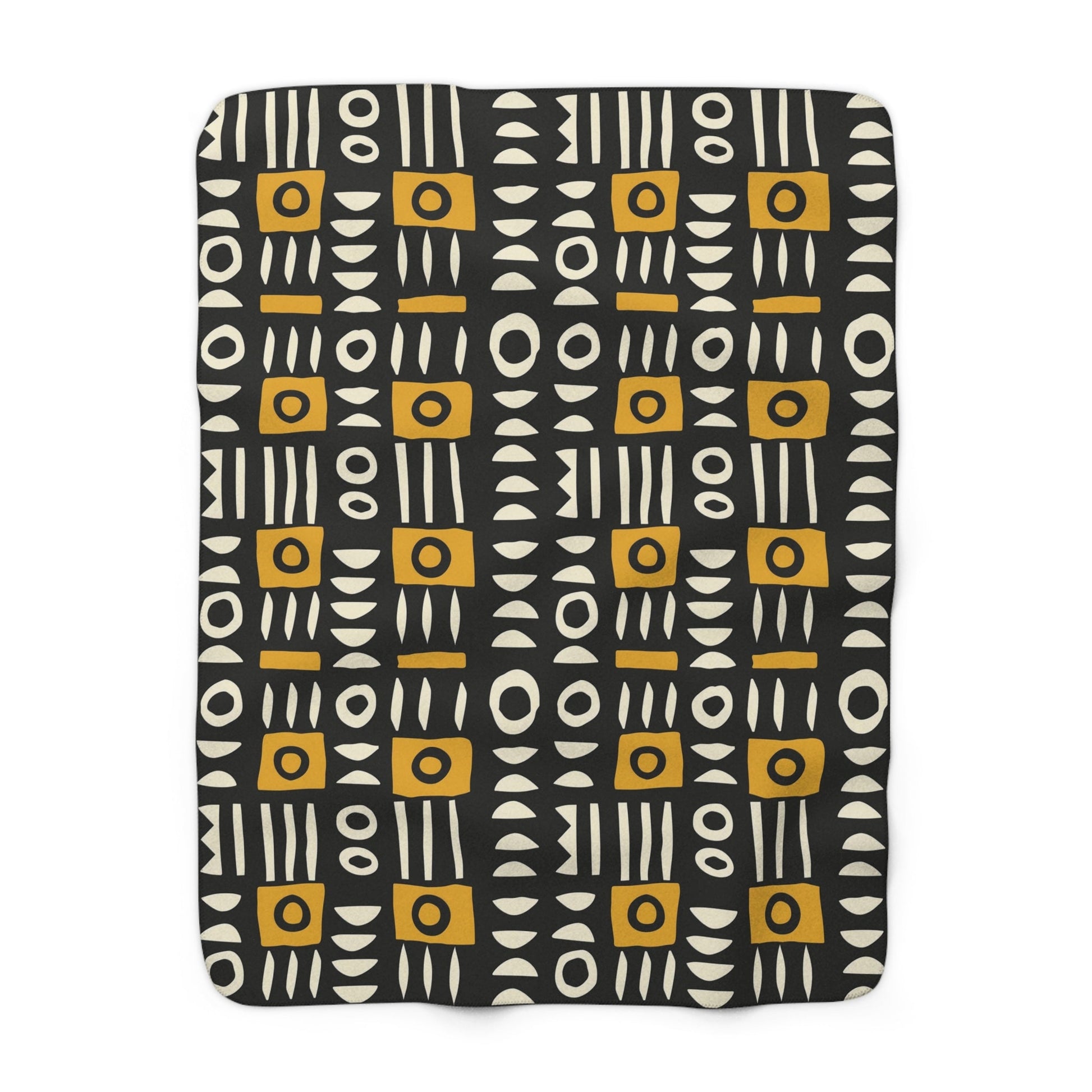 Mud Cloth Sherpa Blanket - SANKTUARI DECOR