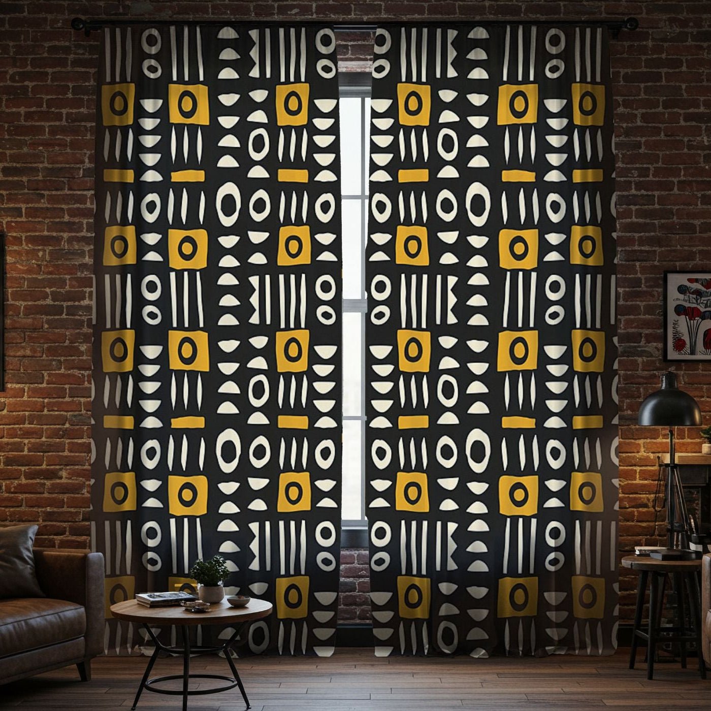 Mudcloth Blackout Curtain - SANKTUARI DECOR