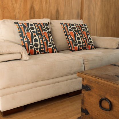 Tribal print pillow covers for cultural homes