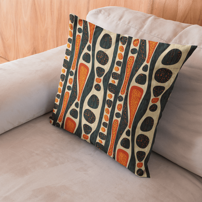 African art pillows for cultural home accents