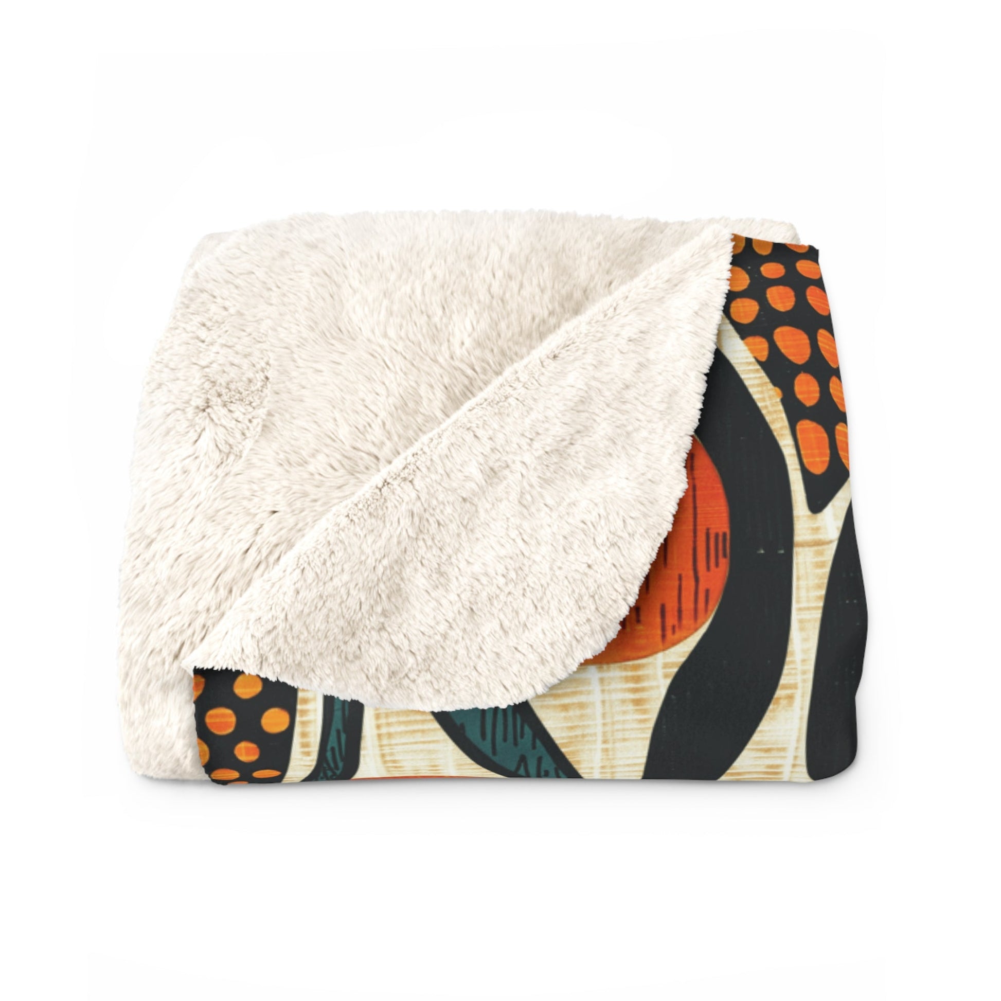 Mudcloth Sherpa Blanket - SANKTUARI DECOR