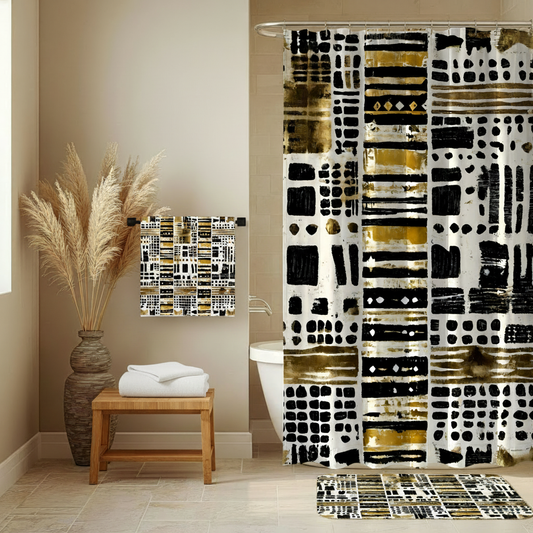 Mudcloth - Wall Hand Towels & Plain Bench Towels