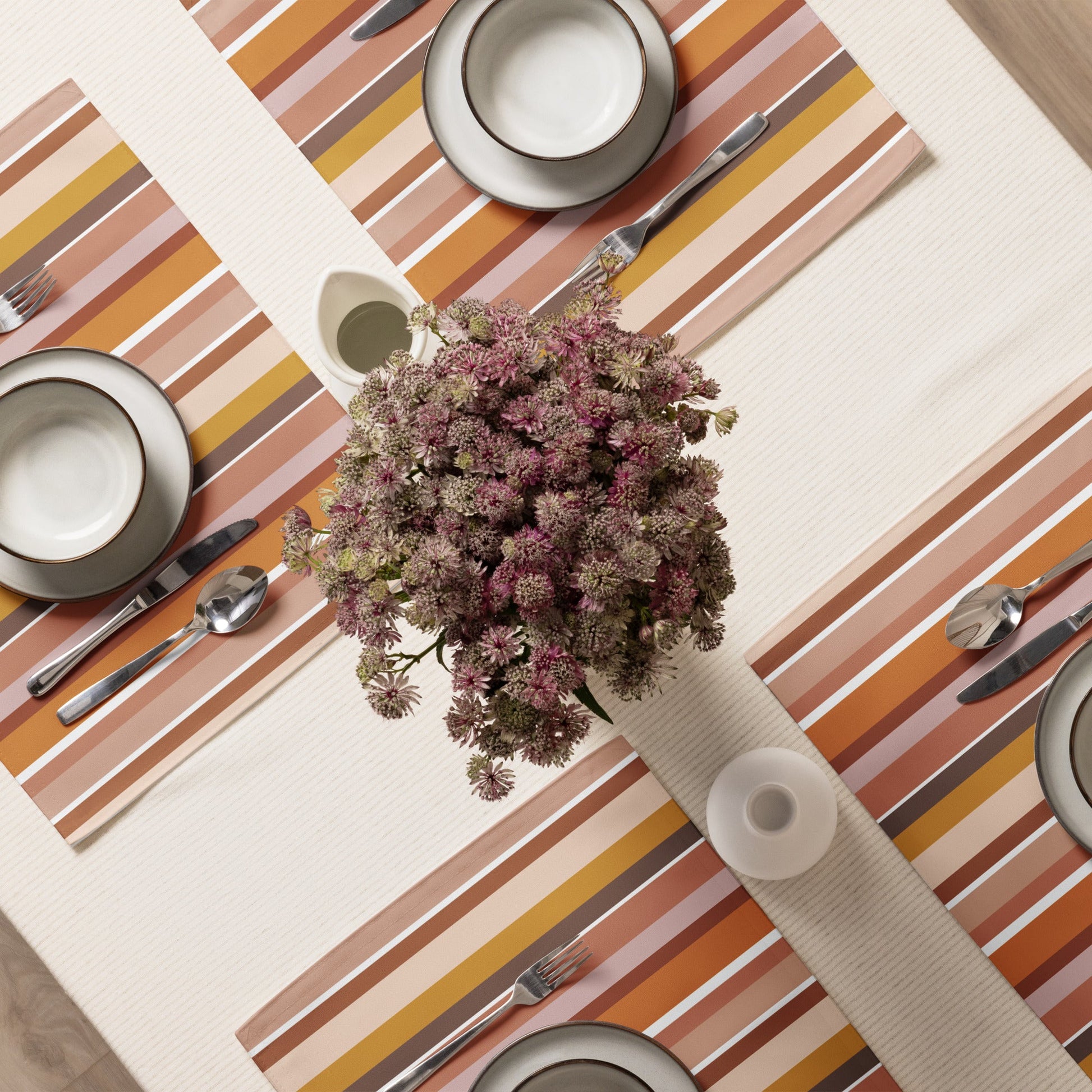 Pastel Stripes Placemat Set of 4 - SANKTUARI DECOR