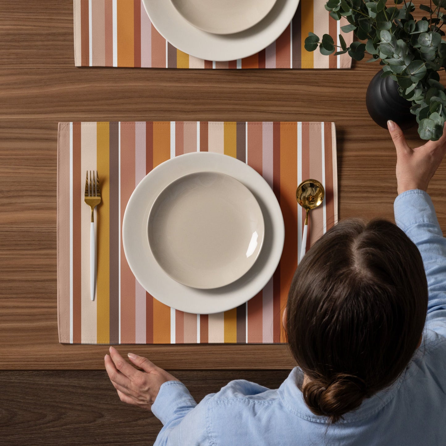 Pastel Stripes Placemat Set of 4 - SANKTUARI DECOR