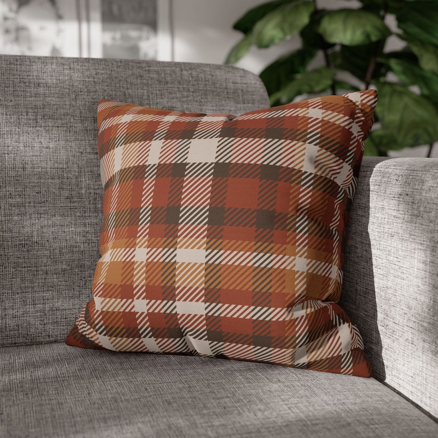 Plaid Tartan Throw Pillow Cover - SANKTUARI DECOR
