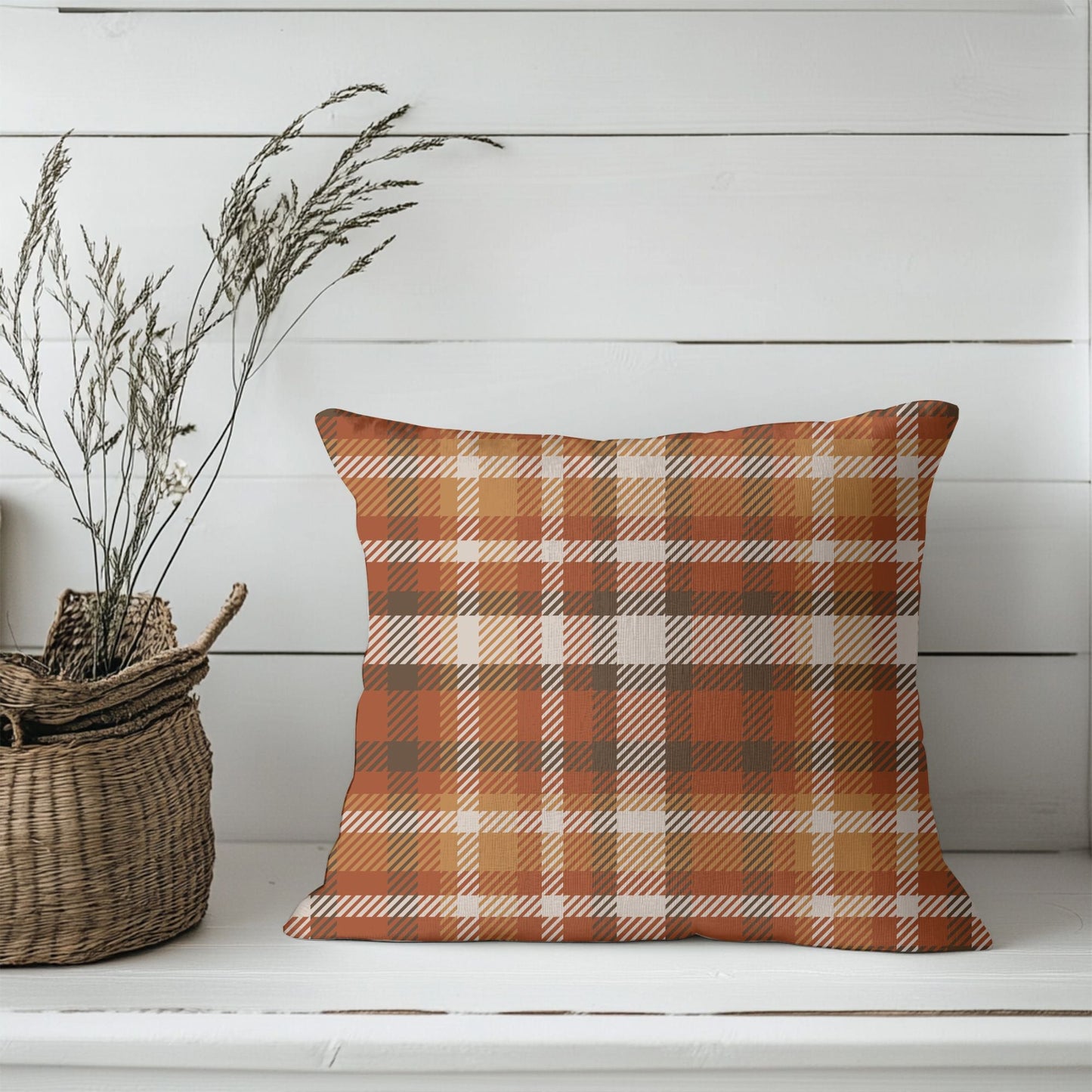 Plaid Tartan Throw Pillow Cover - SANKTUARI DECOR