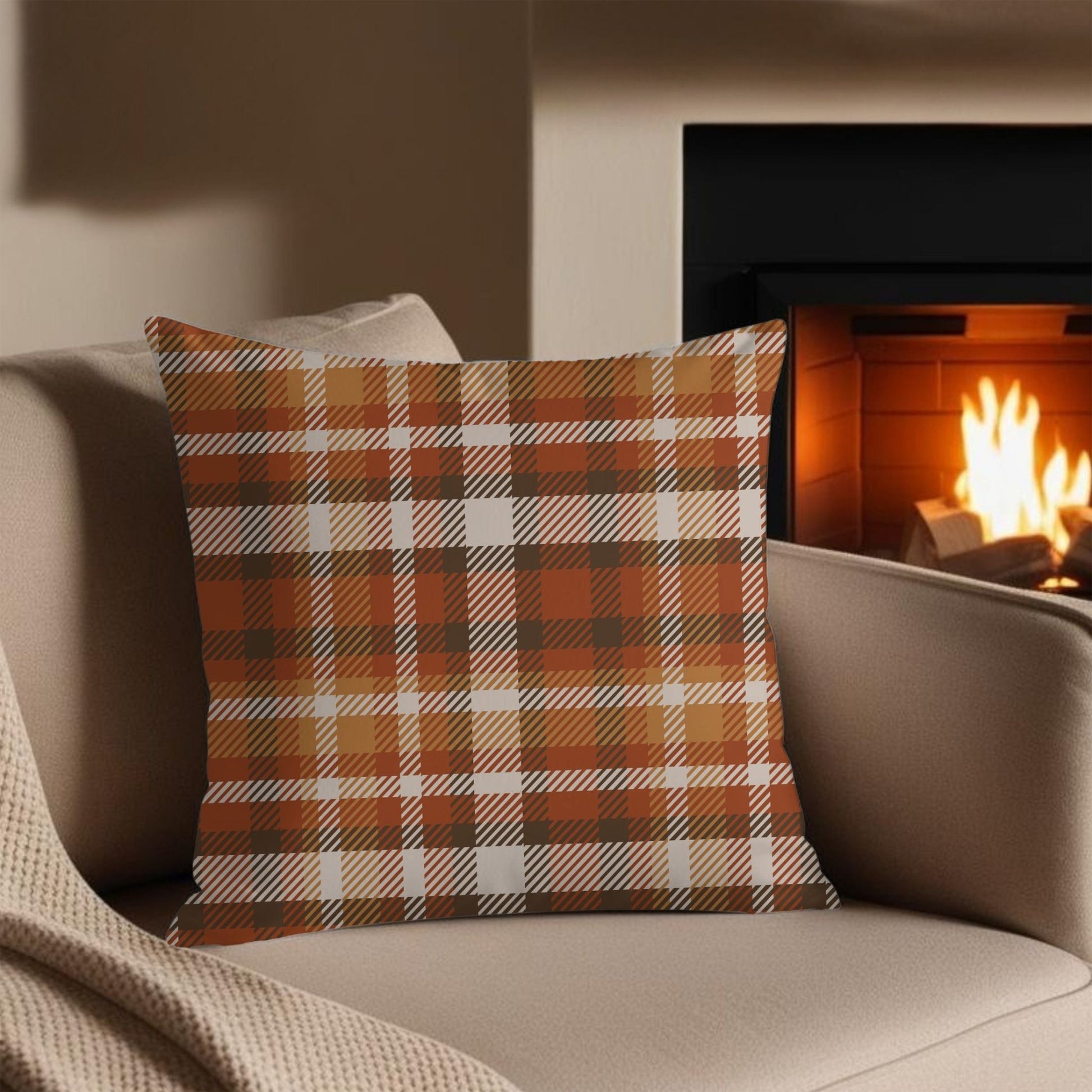 Plaid Tartan Throw Pillow Cover - SANKTUARI DECOR