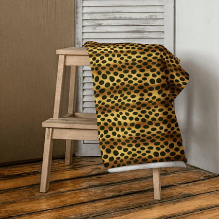 mudcloth print bath towel