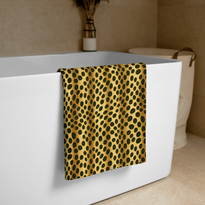 african print bath towel