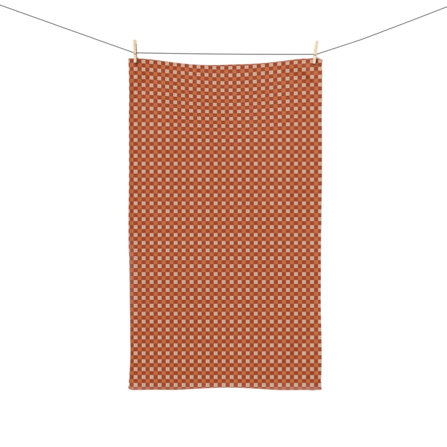 Rustic Checkered Hand Towel - SANKTUARI DECOR