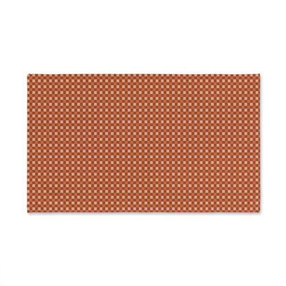 Rustic Checkered Hand Towel - SANKTUARI DECOR