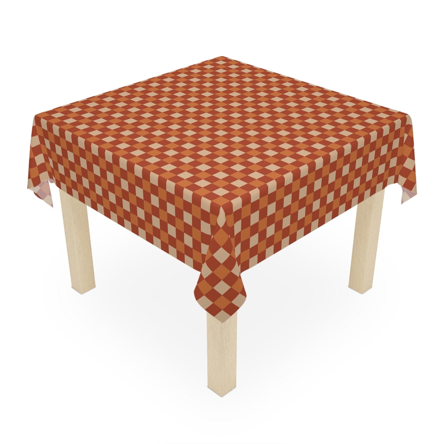 Rustic Checkered Tablecloth - SANKTUARI DECOR