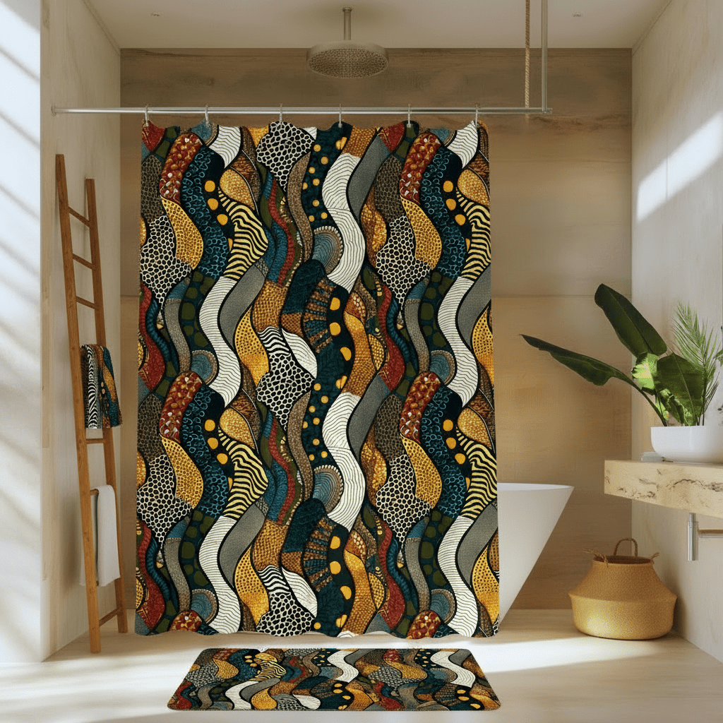 Snake Print Bathroom Set - SANKTUARI DECOR