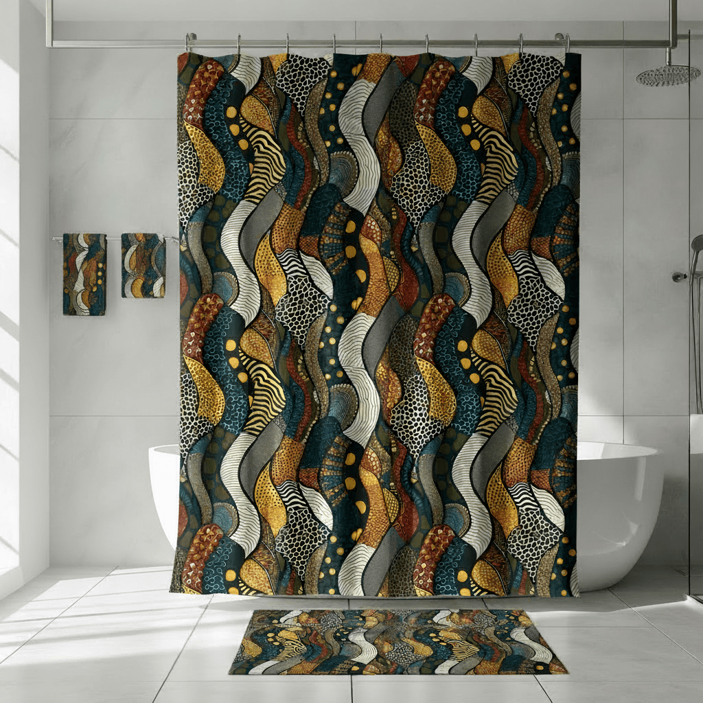 Snake Print Bathroom Set - SANKTUARI DECOR