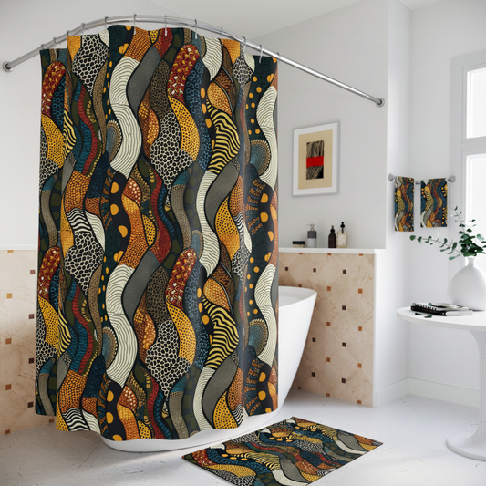 Snake Print Full Set - Bright Bathroom v2