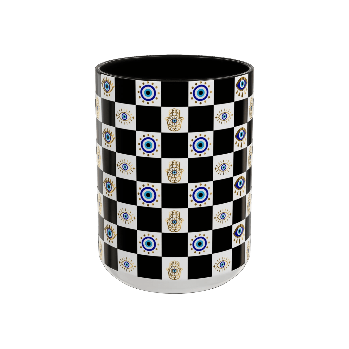 Spiritual Morning Protection Set | Evil Eye Doormat Mug Coaster Bundle - SANKTUARI DECOR
