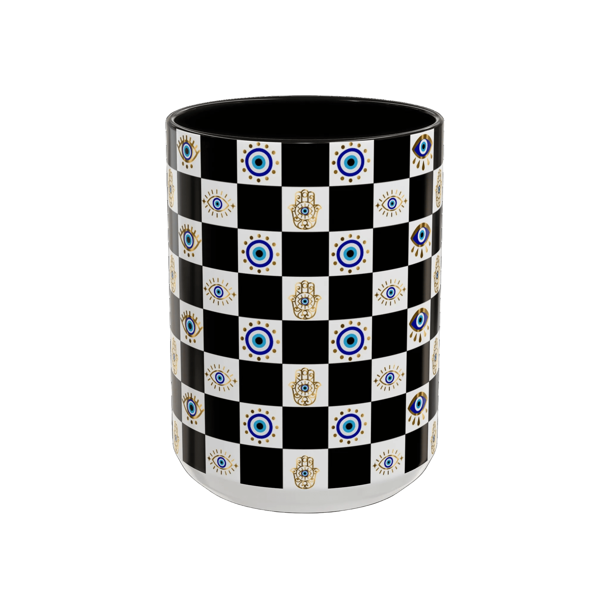 Spiritual Morning Protection Set | Evil Eye Doormat Mug Coaster Bundle - SANKTUARI DECOR