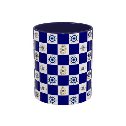 Spiritual Morning Protection Set | Evil Eye Doormat Mug Coaster Bundle - SANKTUARI DECOR