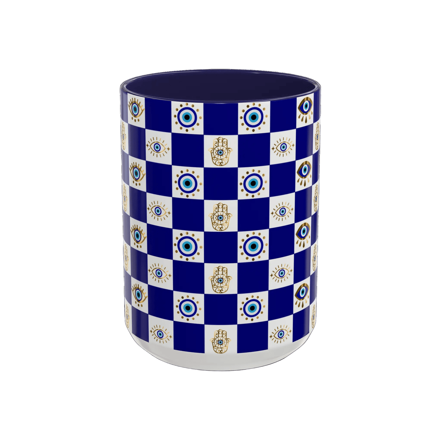 Spiritual Morning Protection Set | Evil Eye Doormat Mug Coaster Bundle - SANKTUARI DECOR