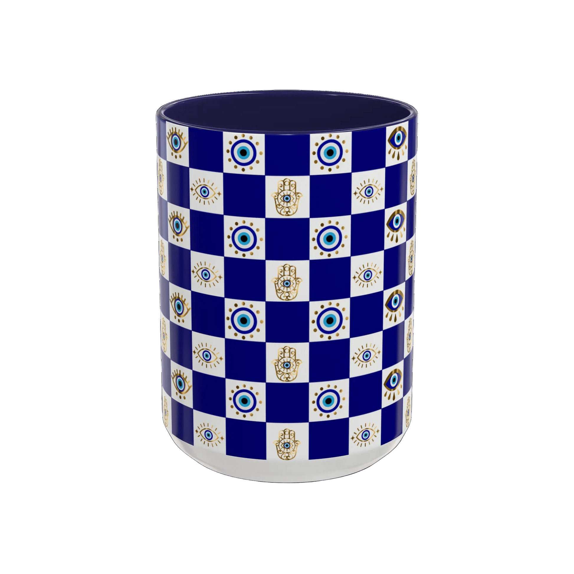 Spiritual Morning Protection Set | Evil Eye Doormat Mug Coaster Bundle - SANKTUARI DECOR