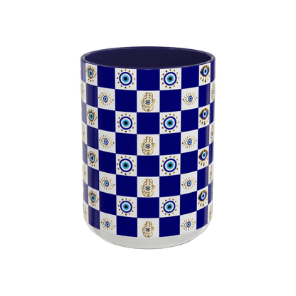 Spiritual Morning Protection Set | Evil Eye Doormat Mug Coaster Bundle - SANKTUARI DECOR