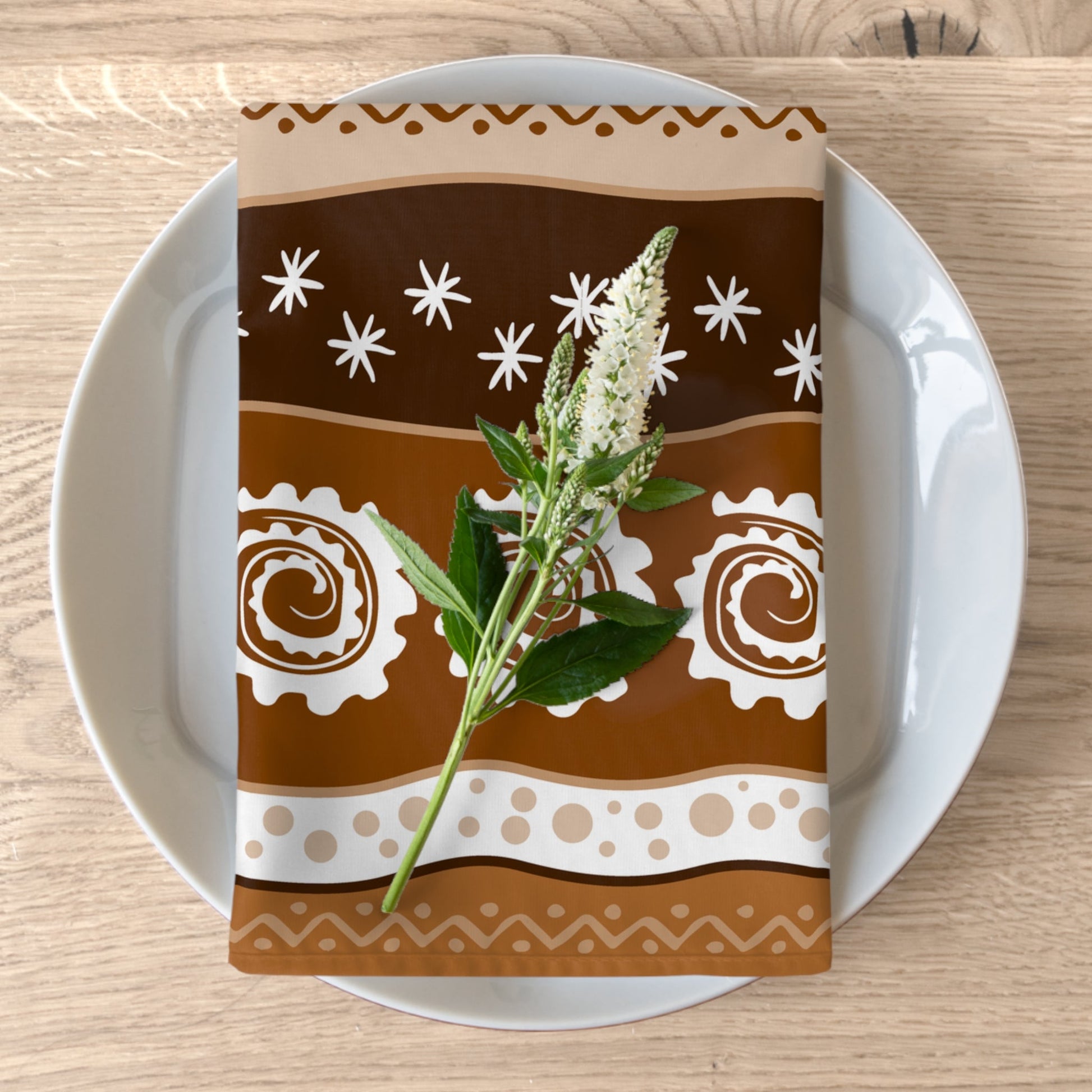 Swirls and Stars Napkins Set of 4 - SANKTUARI DECOR
