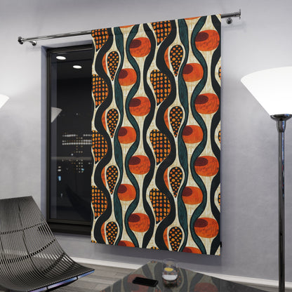 African decor window coverings for home
