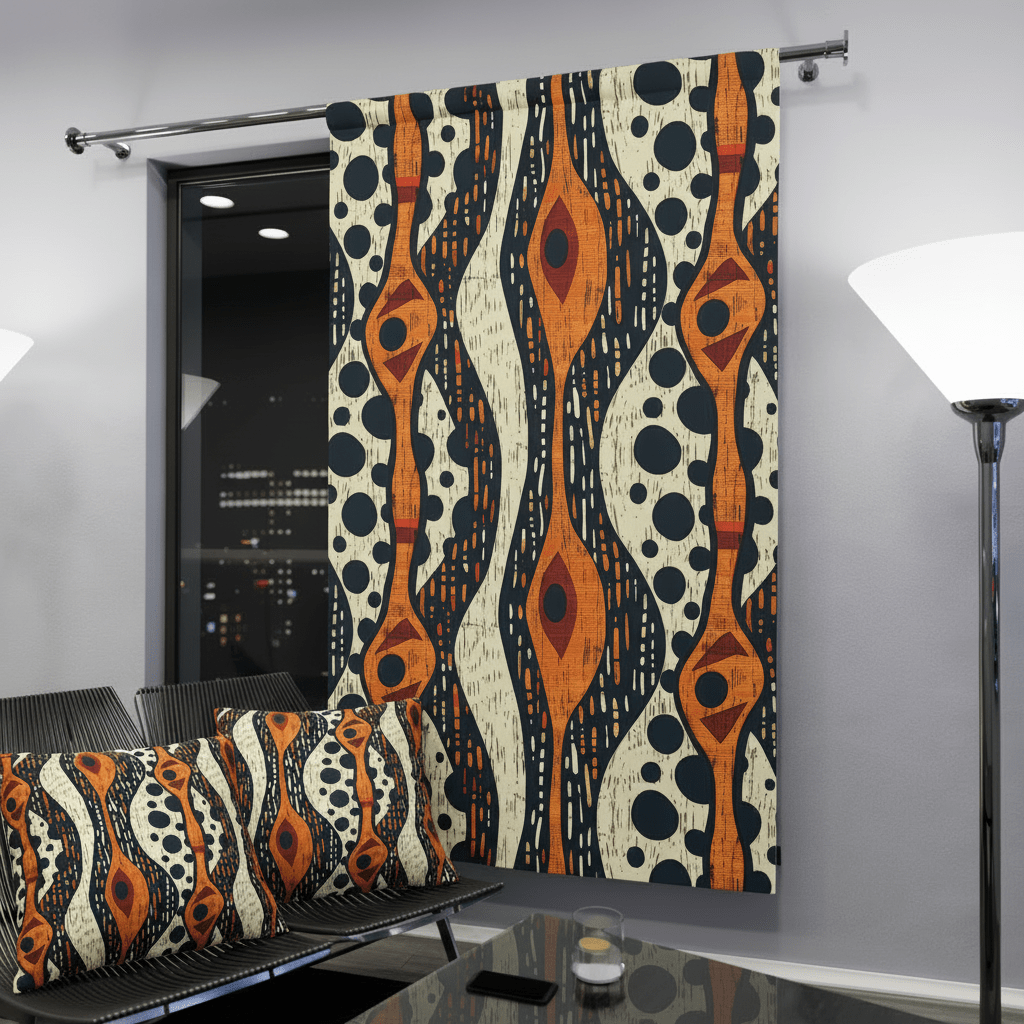 Tribal Mudcloth Living Room Decor Set - SANKTUARI DECOR
