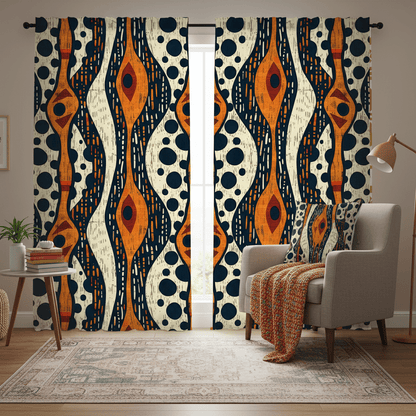 Tribal Mudcloth Living Room Decor Set - SANKTUARI DECOR