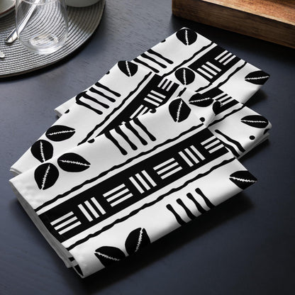 Cowrie Shell Mudcloth Napkin Set